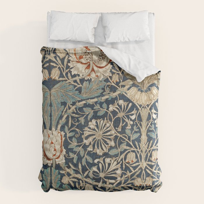 William Morris Honeysuckle  1876 Duvet Cover Gallery Image 6