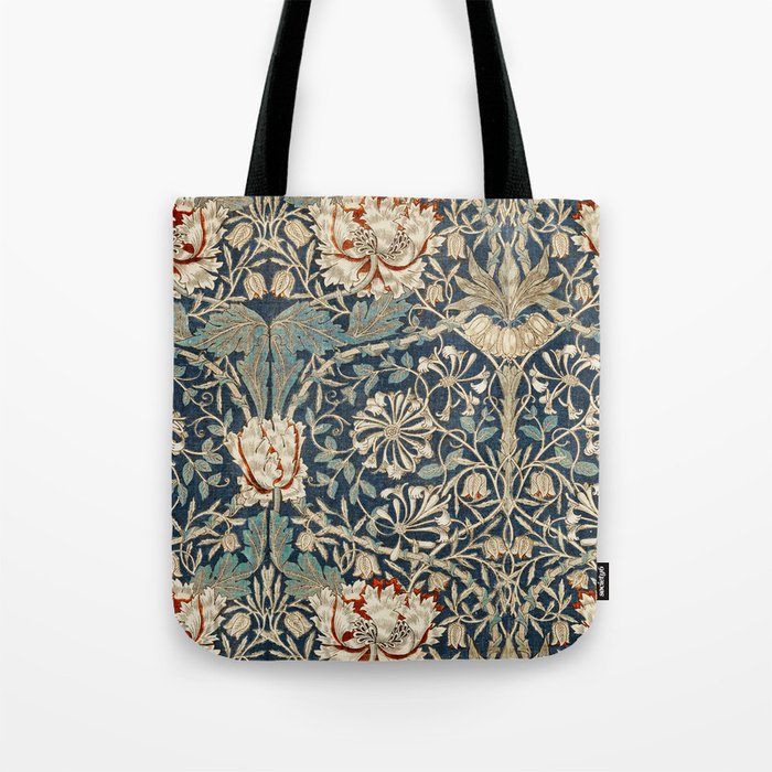 William Morris Honeysuckle  1876 Tote Bag Gallery Image 1