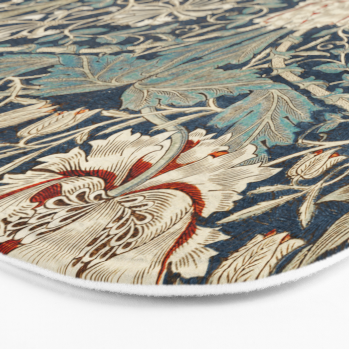 William Morris Honeysuckle  1876 Bath Mat Gallery Image 3