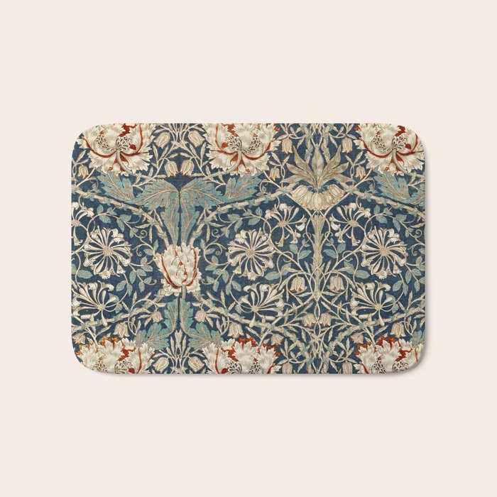 William Morris Honeysuckle  1876 Bath Mat Gallery Image 1