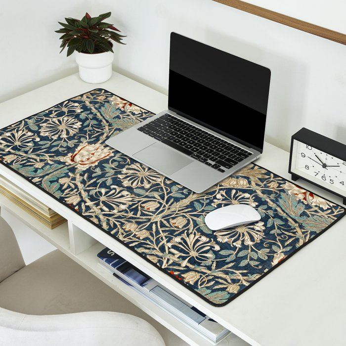William Morris Honeysuckle  1876 Desk Mat Gallery Image 2