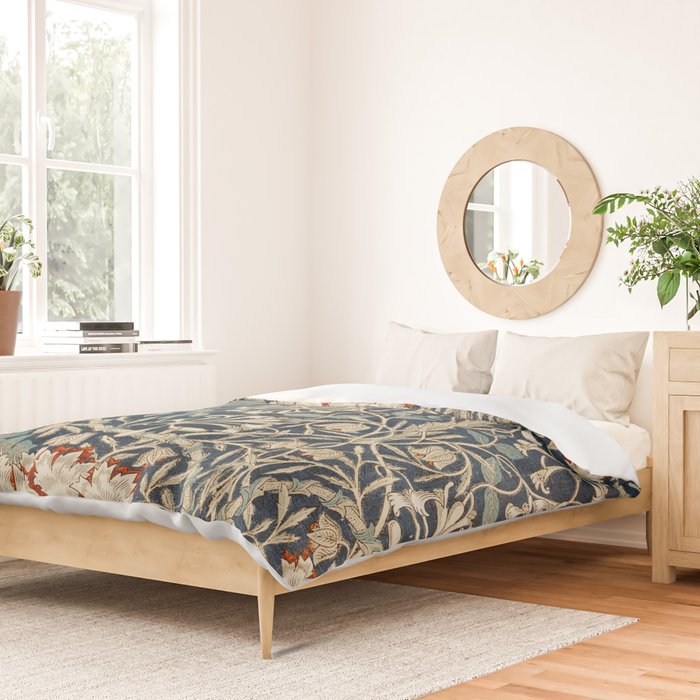 William Morris Honeysuckle  1876 Duvet Cover Gallery Image 2