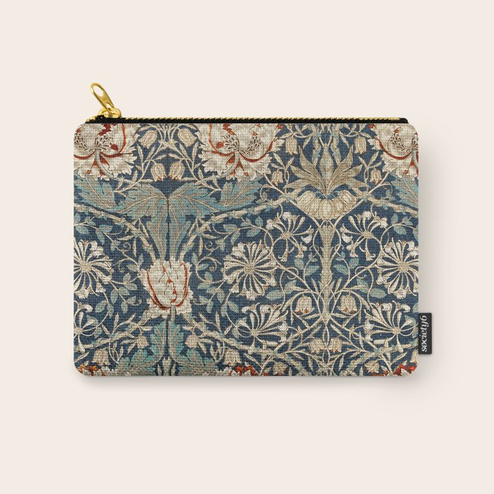 William Morris Honeysuckle  1876 Carry All Pouch Gallery Image 1