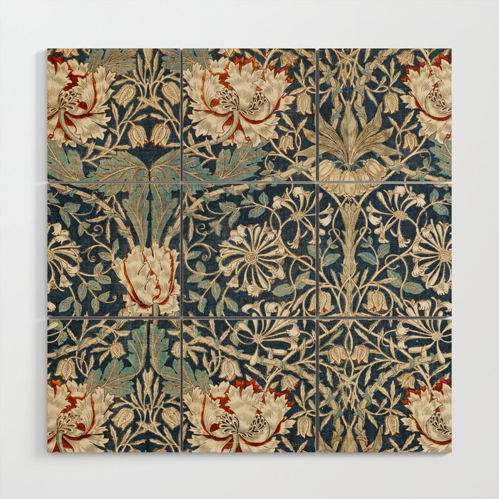 William Morris Honeysuckle  1876 Wood Wall Art Gallery Image 1