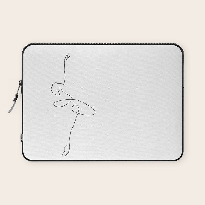 Abstract Ballerina Laptop Sleeve Gallery Image 1