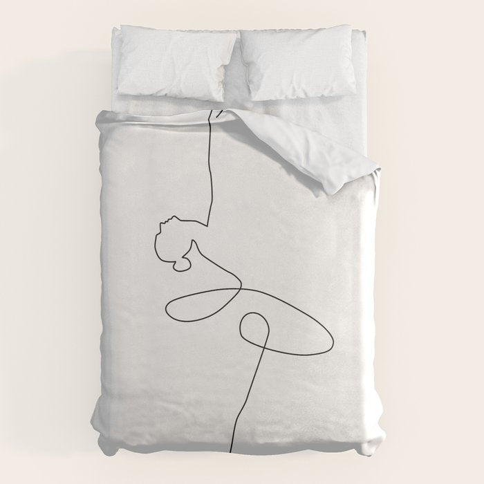 Abstract Ballerina Duvet Cover Gallery Image 6