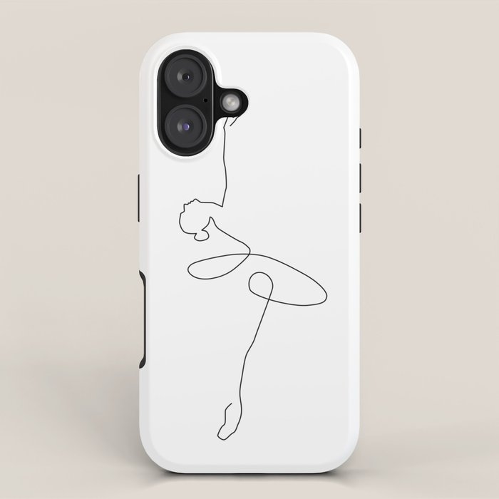 Abstract Ballerina iPhone Case Gallery Image 1