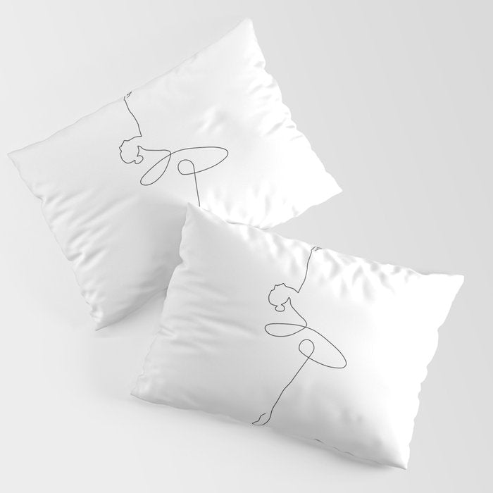Abstract Ballerina Pillow Sham Gallery Image 3
