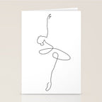 Abstract Ballerina Stationery Card Gallery Image 2