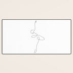 Abstract Ballerina Desk Mat Gallery Image 3