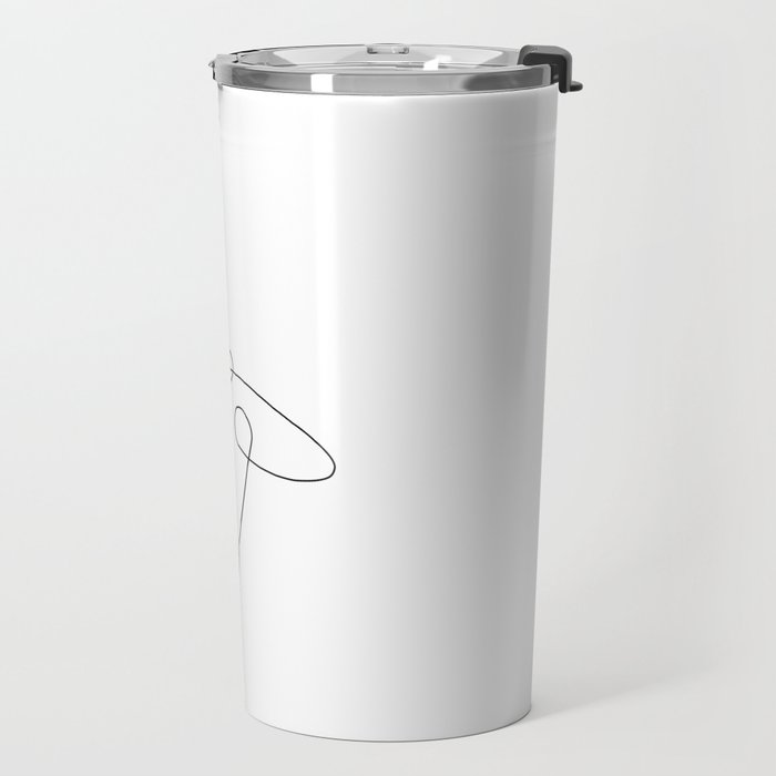 Abstract Ballerina Travel Mug Gallery Image 2