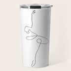 Abstract Ballerina Travel Mug Gallery Image 1