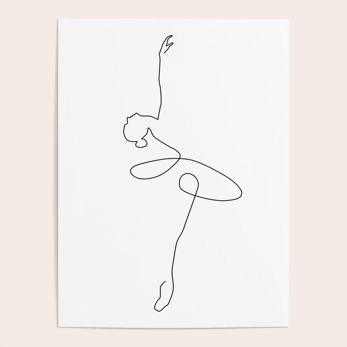 Abstract Ballerina Poster Gallery Image 1
