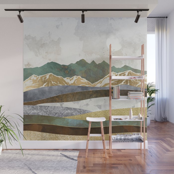 Winter Hills Wall Mural Gallery Image 1