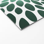 Floral Bloom Green and White Welcome Mat Gallery Image 2