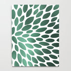 Floral Bloom Green and White Notebook Gallery Image 4