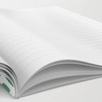 Floral Bloom Green and White Notebook Gallery Image 2