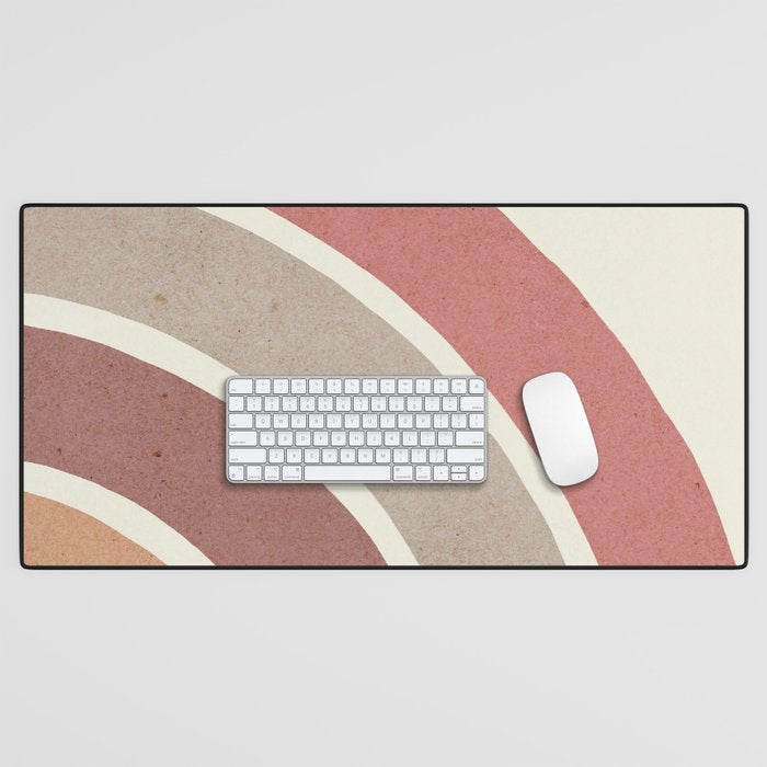 Abstract rainbow 2 Desk Mat Gallery Image 1