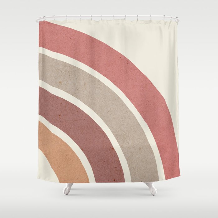 Abstract rainbow 2 Shower Curtain Gallery Image 1