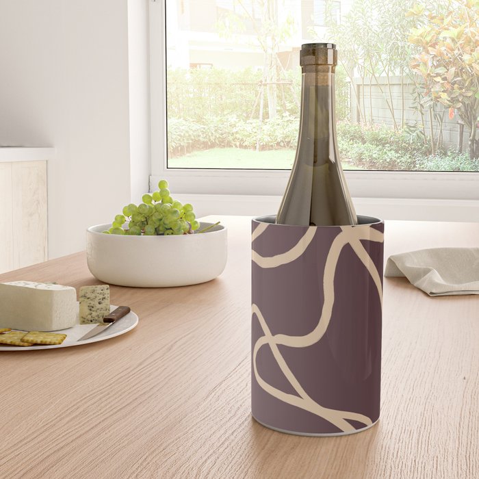 Abstract Line Art Cat 4 Wine Chiller Gallery Image 4