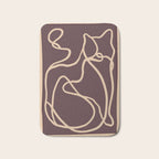 Abstract Line Art Cat 4 Bath Mat Gallery Image 1