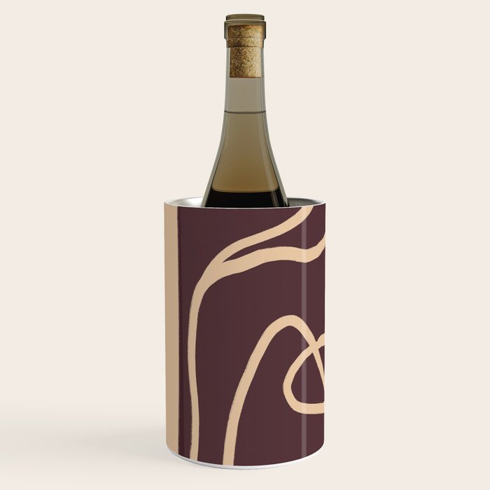 Abstract Line Art Cat 4 Wine Chiller Gallery Image 2