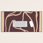 Abstract Line Art Cat 4 Desk Mat Gallery Image 1