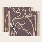 Abstract Line Art Cat 4 Placemat Gallery Image 1