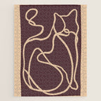 Abstract Line Art Cat 4 Jigsaw Puzzle Gallery Image 1