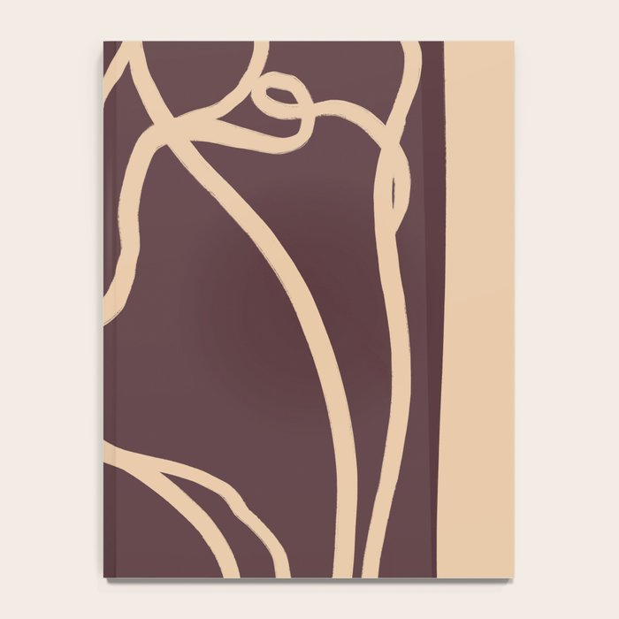 Abstract Line Art Cat 4 Notebook Gallery Image 4