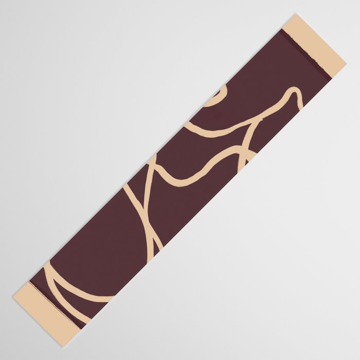 Abstract Line Art Cat 4 Table Runner Gallery Image 3