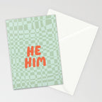 He / Him Pronouns  Stationery Card Gallery Image 2