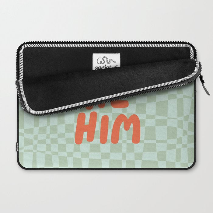 He / Him Pronouns  Laptop Sleeve Gallery Image 2
