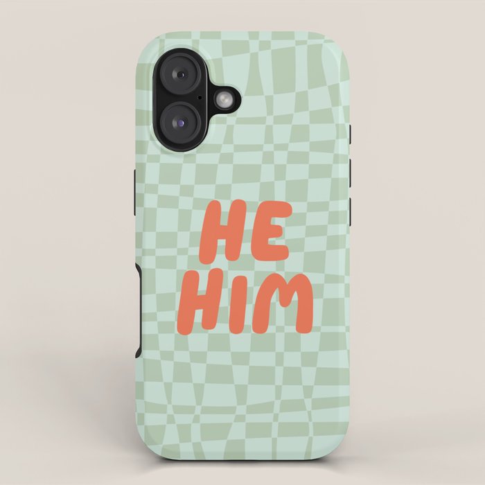 He / Him Pronouns  iPhone Case Gallery Image 1