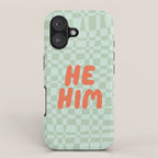 He / Him Pronouns  iPhone Case Gallery Image 1