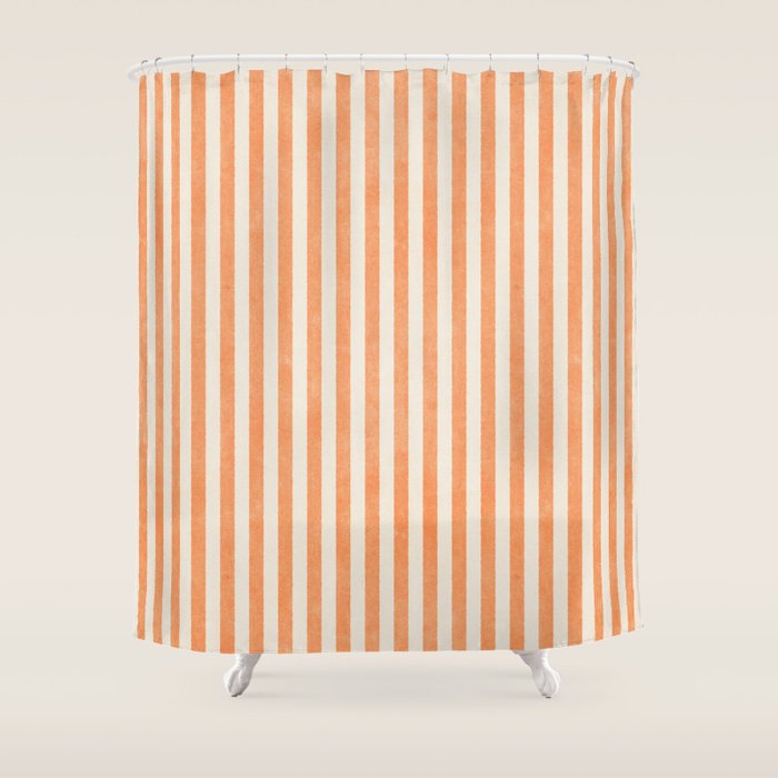STRIPES - 07 - Cookie Shower Curtain Gallery Image 1