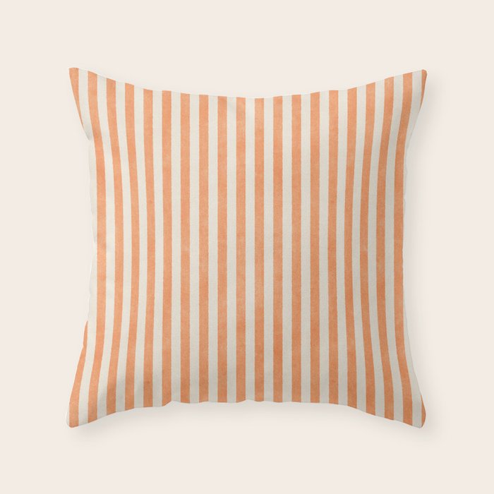 STRIPES - 07 - Cookie Throw Pillow Gallery Image 6