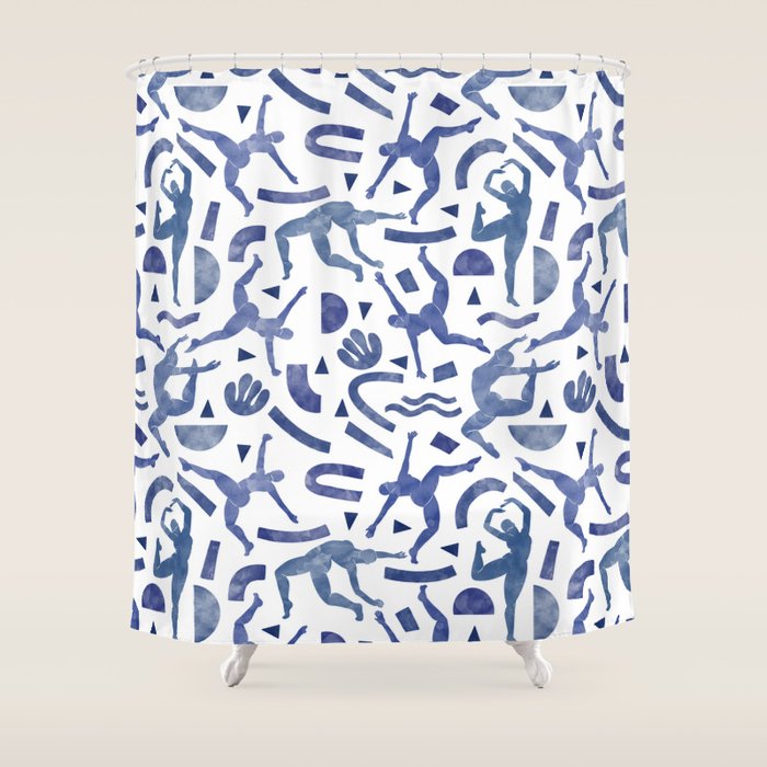 Simple shapes of women Shower Curtain Gallery Image 1