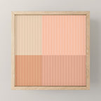 Color Block Line Abstract II Vintage Neutral Mini Art Print Gallery Image 1