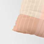 Color Block Line Abstract II Vintage Neutral Pillow Sham Gallery Image 4