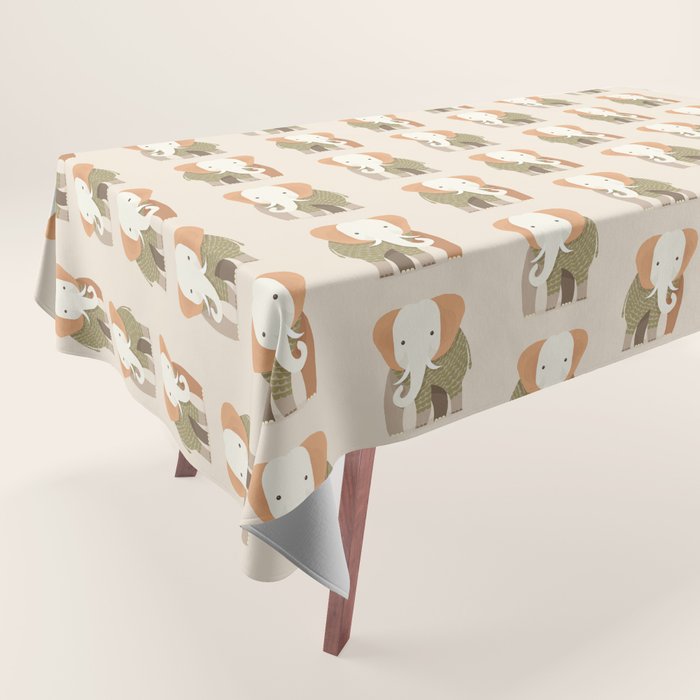 Whimsical Elephant Tablecloth Gallery Image 1