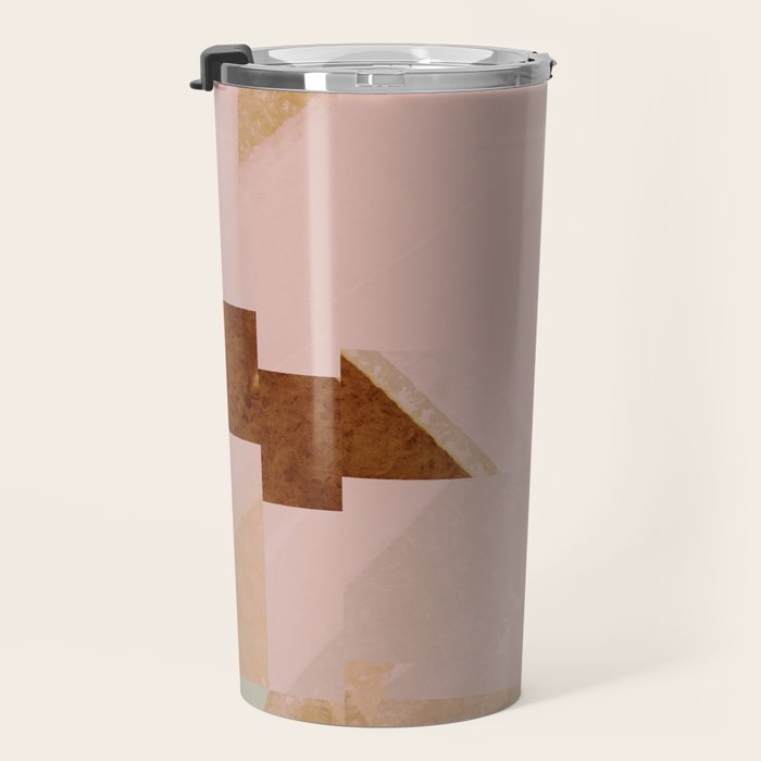 abstract pink texture background Travel Mug Gallery Image 3