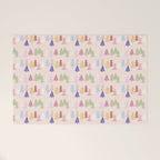 Xmas forrest pattern Welcome Mat Gallery Image 1