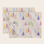 Xmas forrest pattern Placemat Gallery Image 1