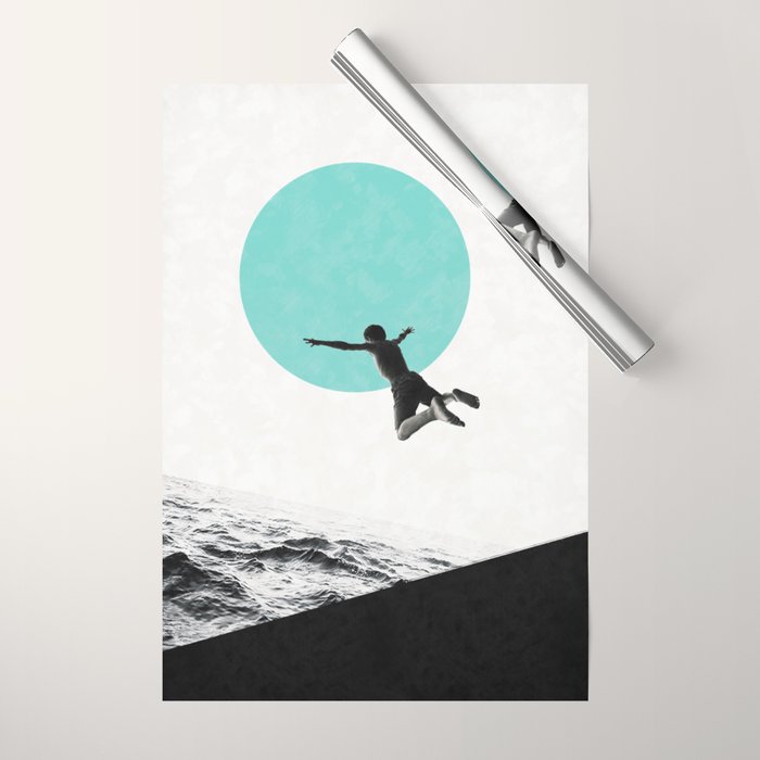 Don't think. Jump ... Wrapping Paper Gallery Image 1