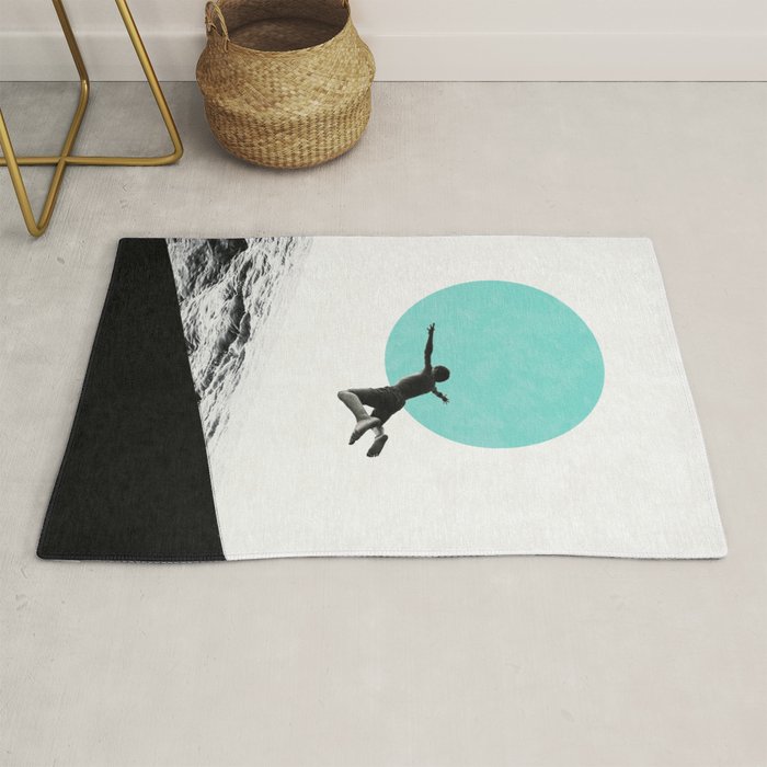 Don't think. Jump ... Rug Gallery Image 1