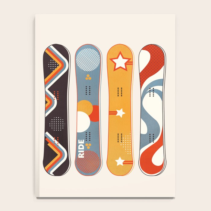 Retro Snowboards  Notebook Gallery Image 4