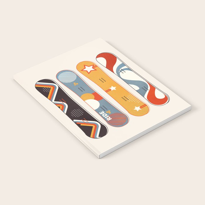 Retro Snowboards  Notebook Gallery Image 2