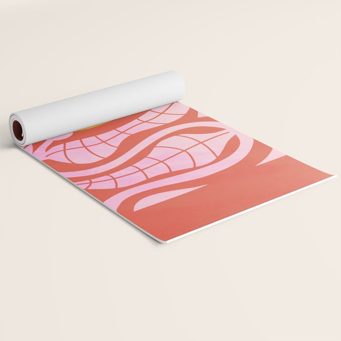 Sunglow & Cotton Candy: Les Fleurs | Flower Market Color Series 05 Yoga Mat Gallery Image 2
