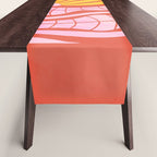 Sunglow & Cotton Candy: Les Fleurs | Flower Market Color Series 05 Table Runner Gallery Image 1